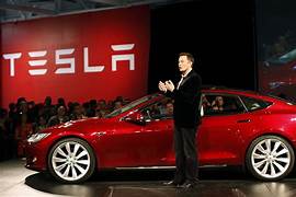 Tesla share price